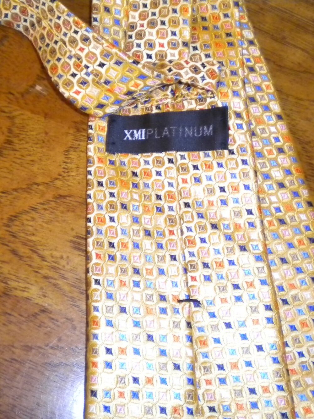 XMI Platinum Men's Silk Tie